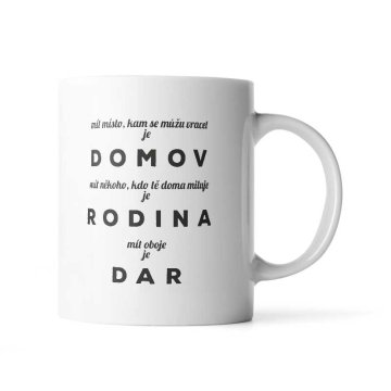 Hrnček Domov 5: 330 ml