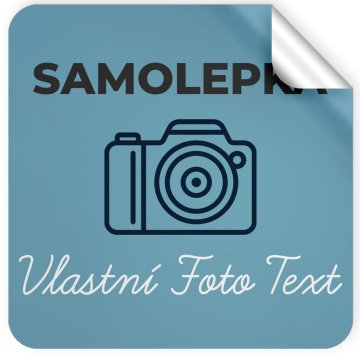 Sada samolepiek s vlastnou potlačou - 5x5 cm - 10 ks