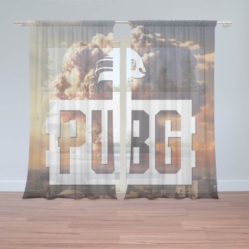 Záclony PUBG Exploze 2: 2ks 150x250cm