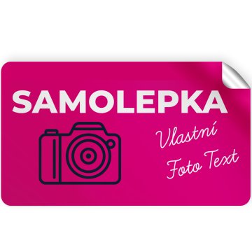 Sada samolepiek s vlastnou potlačou - 10x6 cm - 10 ks