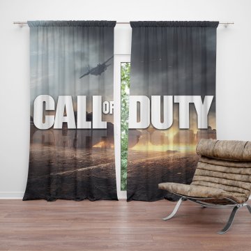 Závěs Call of Duty Bojiště: 2ks 140x250cm