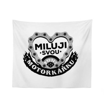 Deka Miluji svou motorkářku: 150x120 cm