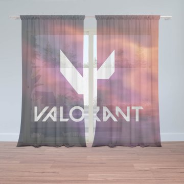 Záclony VALORANT Glow: 2ks 150x250cm