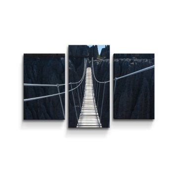 Obraz - 3-dílný Visutý most