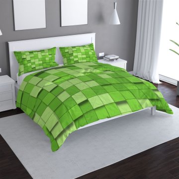 Obliečky Green Blocks 3D