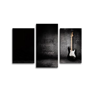 Obraz - 3-dílný Kytara