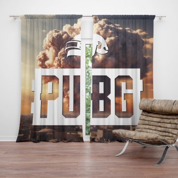 Závěs PUBG Exploze 2: 2ks 140x250cm