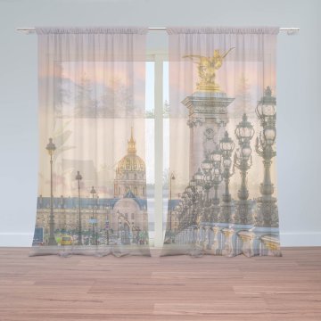 Záclony Paříž Elysejský palác: 2ks 150x250cm