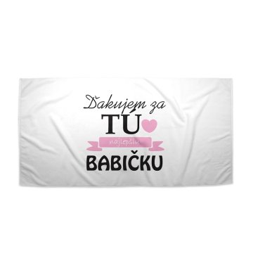 Uterák Ďakujem za tú najlepšiu babičku