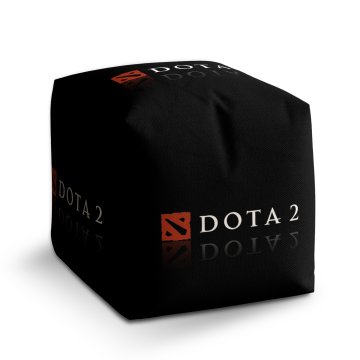 Taburet Cube DOTA 2 Černá: 40x40x40 cm