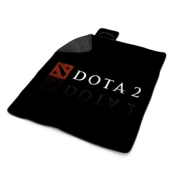 Plážová deka DOTA 2 Černá: 200x140 cm