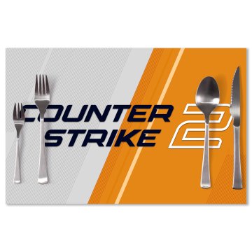 Prostírání Counter Strike 2 Oranžová: 40x30cm