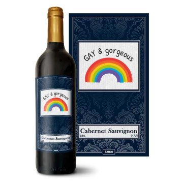 Červené víno GAY & gorgeous: 0,75 l