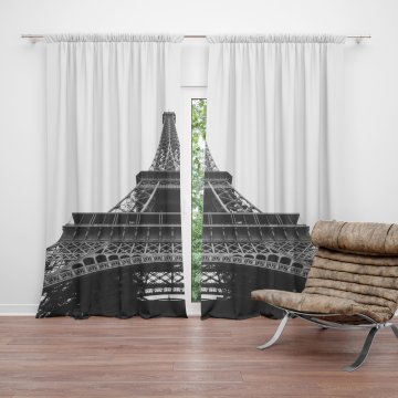 Závěs Eiffel Tower 4: 2ks 150x250cm