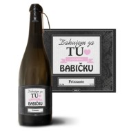 Prosecco Děkuji za tu nejlepší babičku: 0,75 l