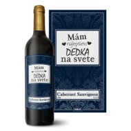 Červené víno Já mám nejlepšího dědu na světě: 0,75 l