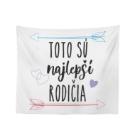 Deka Tohle jsou nejlepší rodiče: 150x120 cm