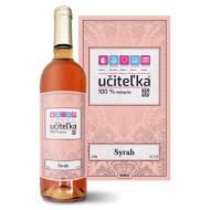 Ružové víno Učitelka: 0,75 l