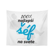 Deka 100% najlepší šéf na svete: 150x120 cm