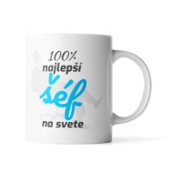 Hrnček 100% nejlepší šéf na světě: 330 ml