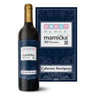 Červené víno Maminka: 0,75 l 