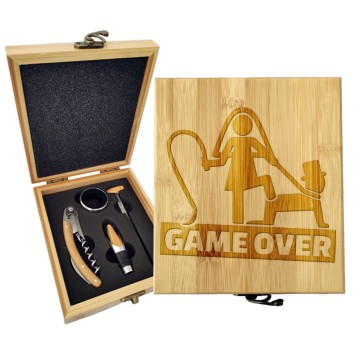 Darčeková sada na víno Game over: 147×168×49 mm