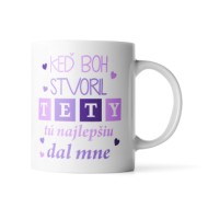 Hrnček Když Bůh stvořil tety: 330 ml