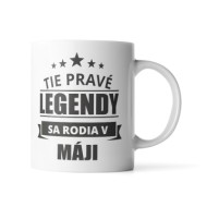 Hrnček Ty pravé legendy se rodí v květnu: 330 ml