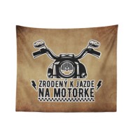 Deka Zrodený k jazde na motorke: 150x120 cm