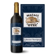 Červené víno Mačací otec: 0,75 l