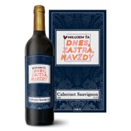 Červené víno Dnes, zajtra, navždy: 0,75 l