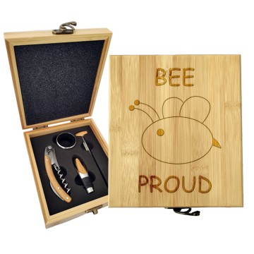 Darčeková sada na víno Bee proud: 147×168×49 mm