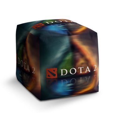 Taburet Cube DOTA 2 Glow: 40x40x40 cm