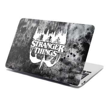 Samolepka na notebook Stranger Things White