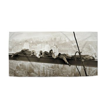 Ručník Ležiaci stavbári na traverze