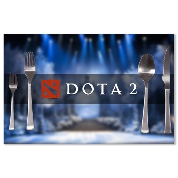 Prostírání DOTA 2 Modrá: 40x30cm