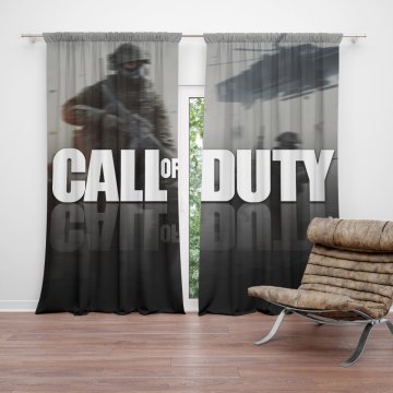 Zatemňovací závěs Call of Duty Vrtulník: 2ks 140x250cm