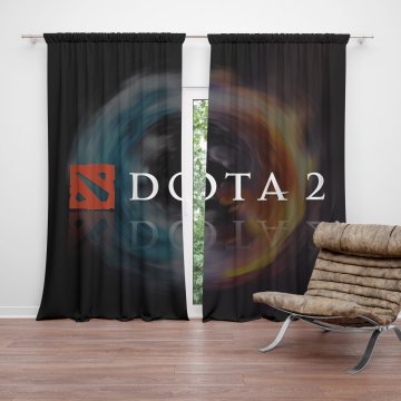 Závěs DOTA2 Abstract: 2ks 140x250cm