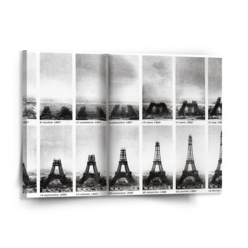 Obraz Eiffelová veža stavba