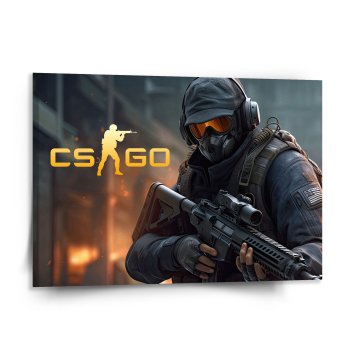 Obraz CS:GO Voják 2: 150x110 cm