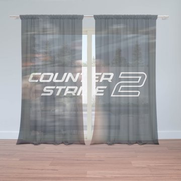 Záclony Counter Strike 2 Voják 2: 2ks 150x250cm