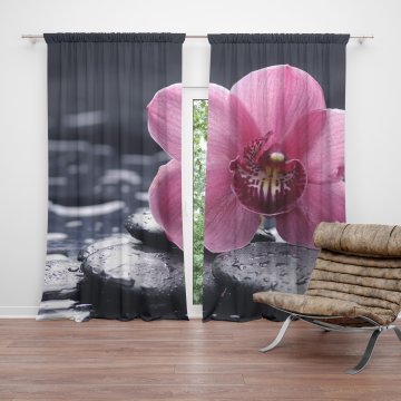 Závěs Orchidej: 2ks 150x250cm